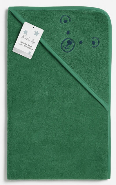Μπουρνουζοπετσέτα 75x75cm Beboulino Green Bear Fr 70203920002