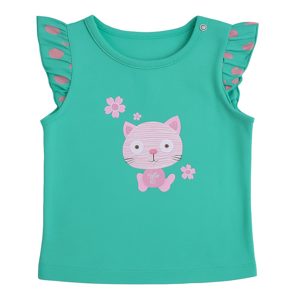 Μπλουζάκι Καλοκαιρινό LullaBy Green Rabbit 8001905