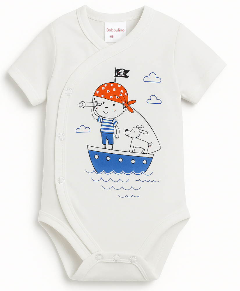 Κορμάκι Κοντομάνικο με Κλιπς Blue Captain Beboulino 80107320001