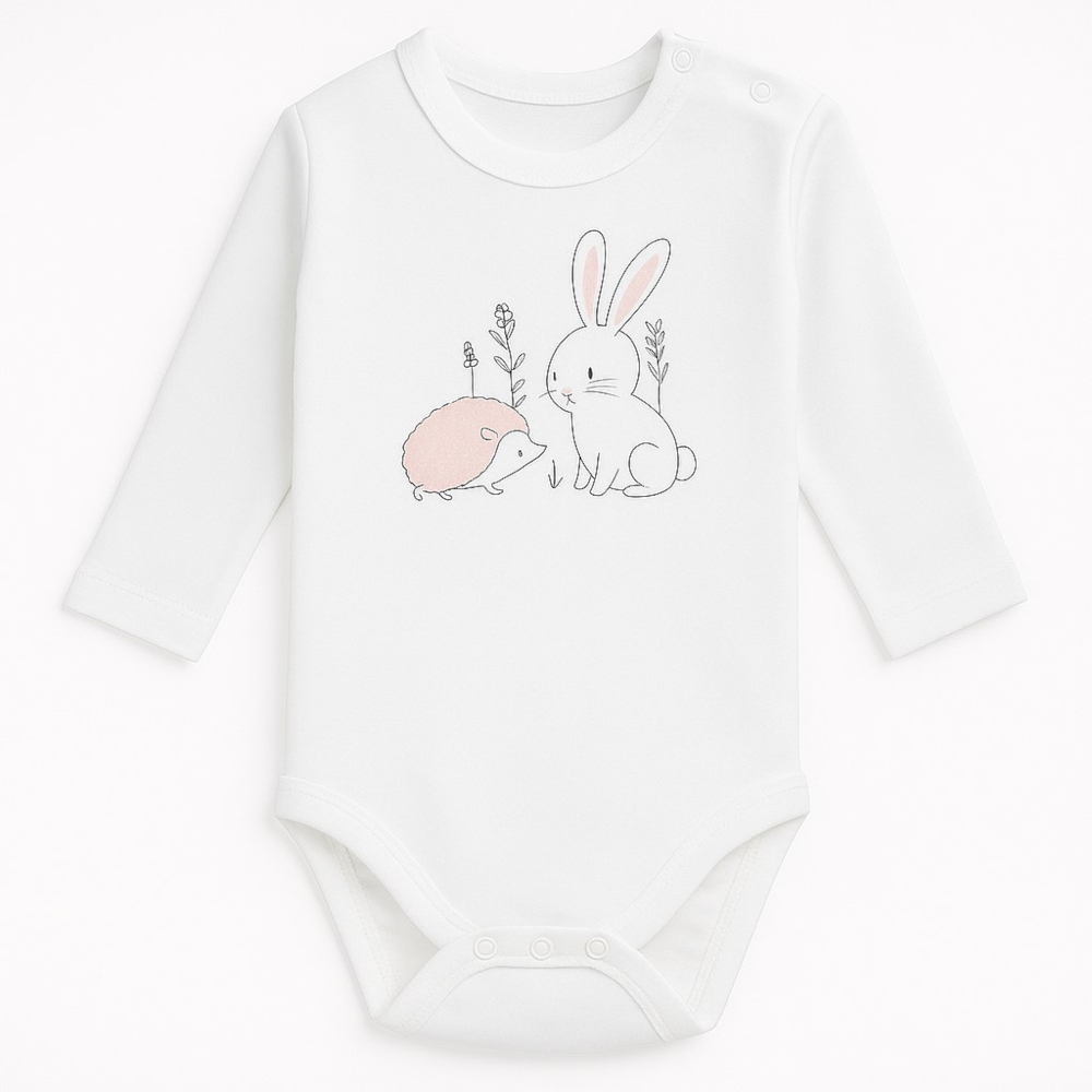 Κορμάκι Μακρυμάνικο Hedgehog Venere White 8020616