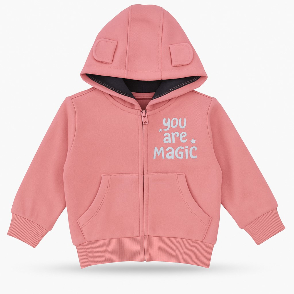Ζακέτα με Κουκούλα You are Magic Venere Pink 80210900008