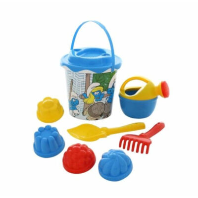 Σετ Παιχνίδια Παραλίας 9τμχ The Smurfs Big Bucket Set Polesie 64974