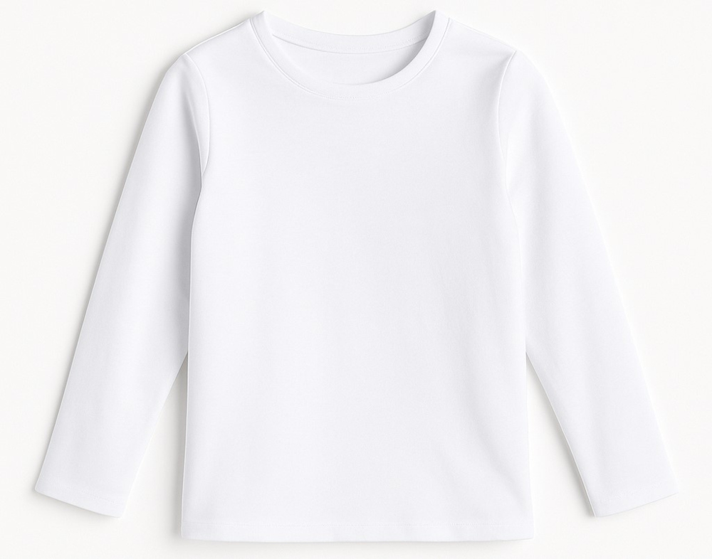 Μπλουζάκι Μακρυμάνικο Μονόχρωμο White 80201520011