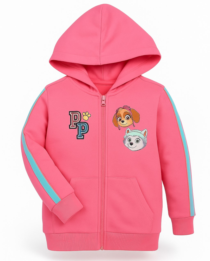 Ζακέτα Φούτερ με Κουκούλα Paw Patrol Pink 8020201