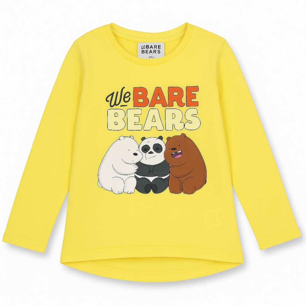 Μπλουζάκι Μακρυμάνικο We Bare Bears Yellow 8020232