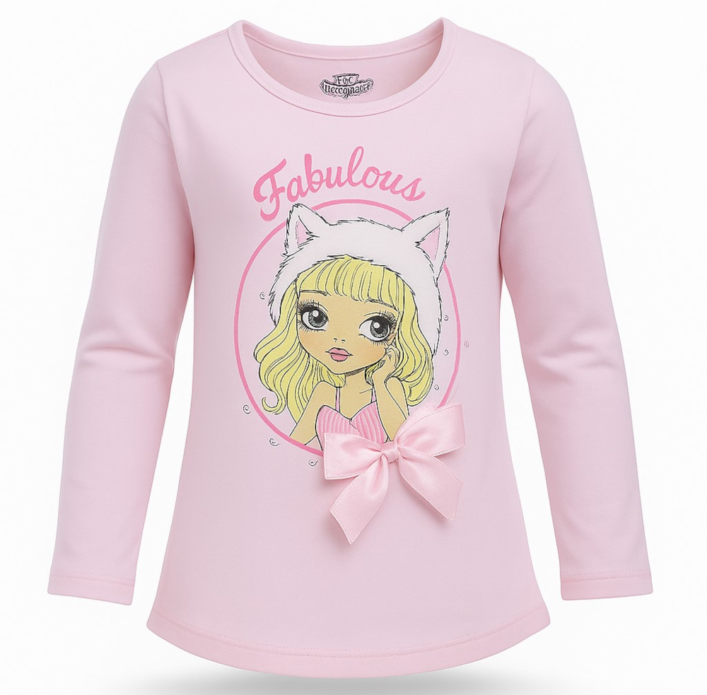 Μπλουζάκι Μακρυμάνικο Nana Pink 8020380