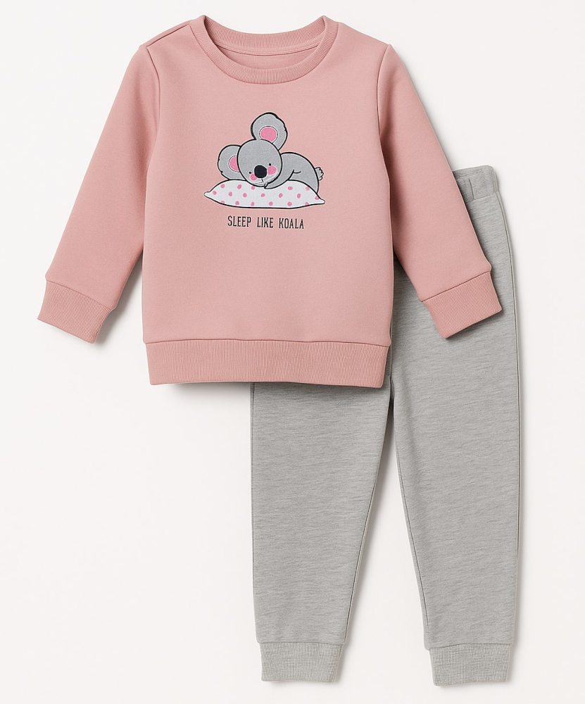 Παιδική Πιτζάμα Μακρυμάνικη Girl Sleep Like Koala Venere Pink 8020971
