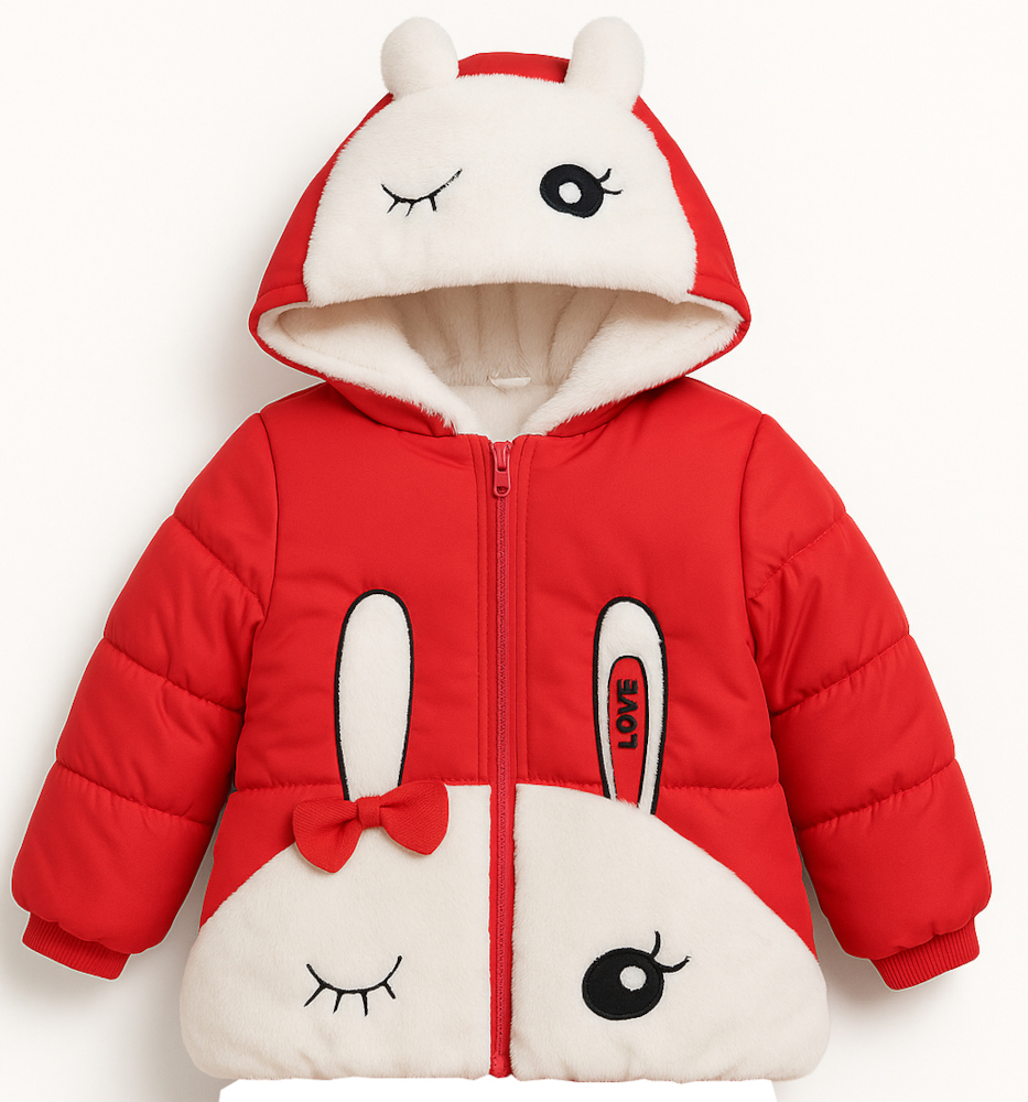 Μπουφάν Χειμωνιάτικο με Κουκούλα Red Bunny 8060216