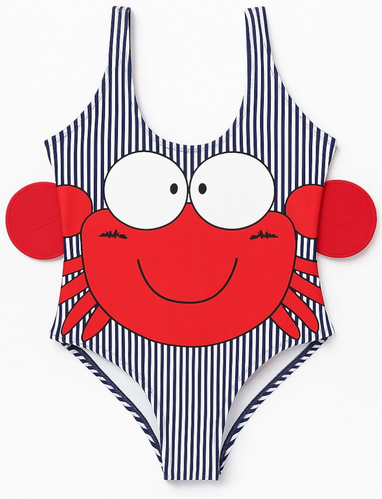 Ολόσωμο Μαγιό Blue Red Crab 8080216