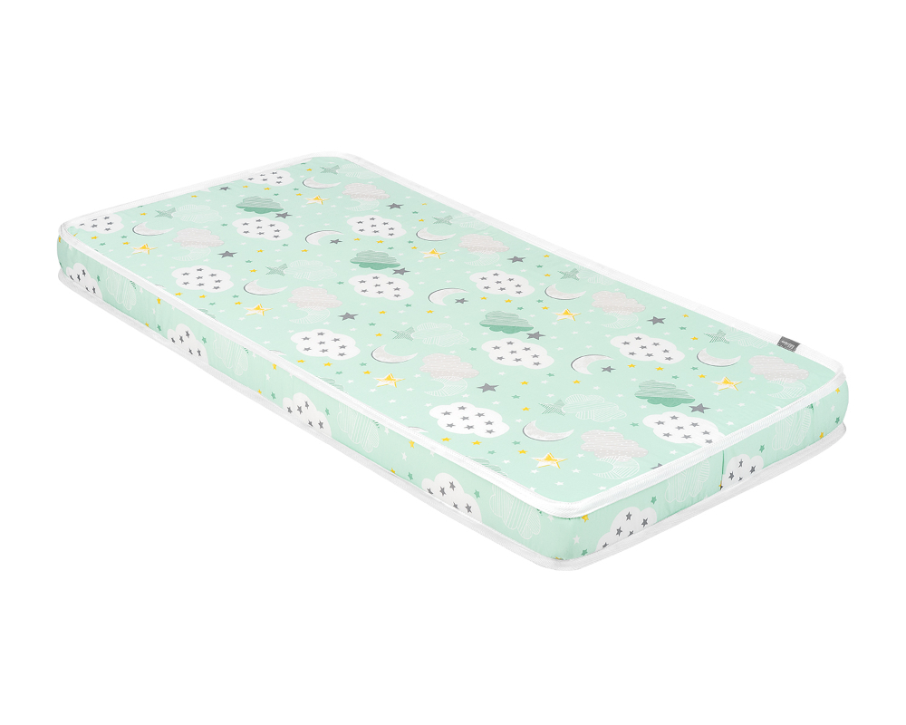 Στρώμα Αφρού 70x140x9cm Fantasia Kikka boo Clouds Mint 41107030016