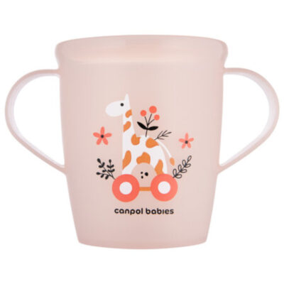 Ανοιχτό Κύπελλο με Λαβές 250 ml Toys Canpol Coral 2/101