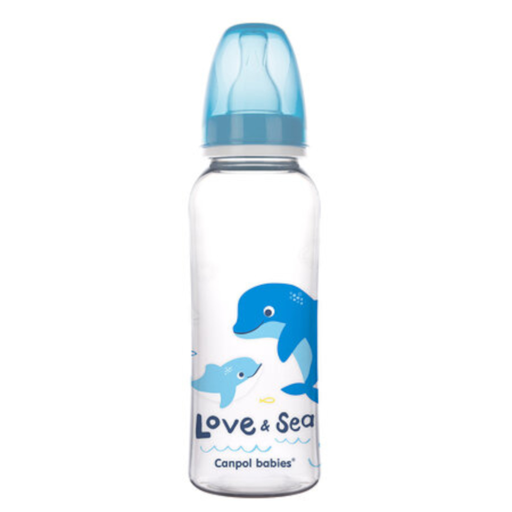 Στενό Μπουκάλι 250ml PP Love & Sea Canpol Blue 59/400