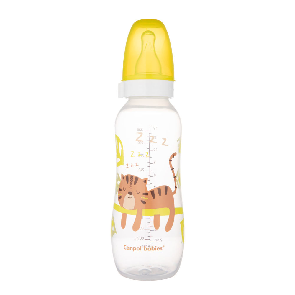 Στενό Μπουκάλι 330ml PP Africa Canpol Yellow 59/205