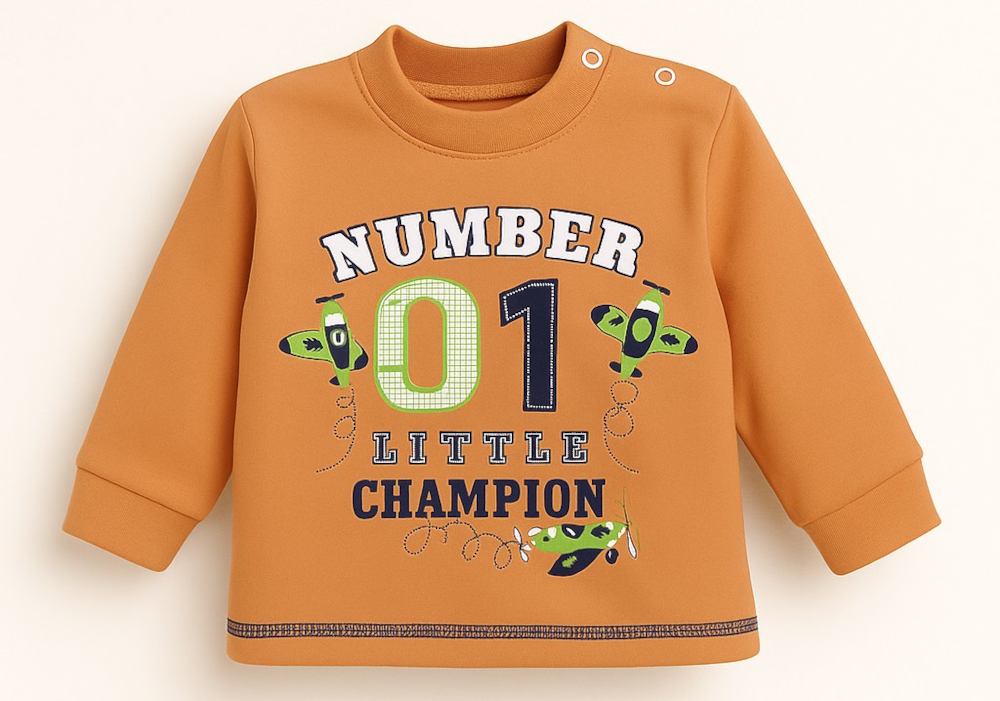 Μπλουζάκι Μακρυμάνικο Little Champion Beboulino Orange 8020762