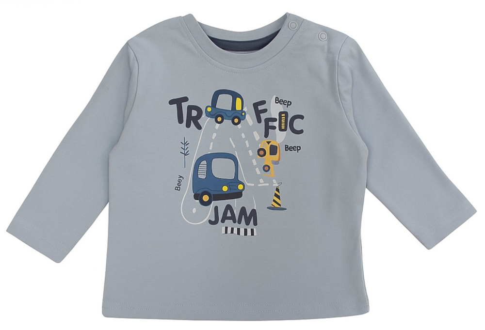 Μπλουζάκι Μακρυμάνικο Traffic Venere Light Blue 8020903