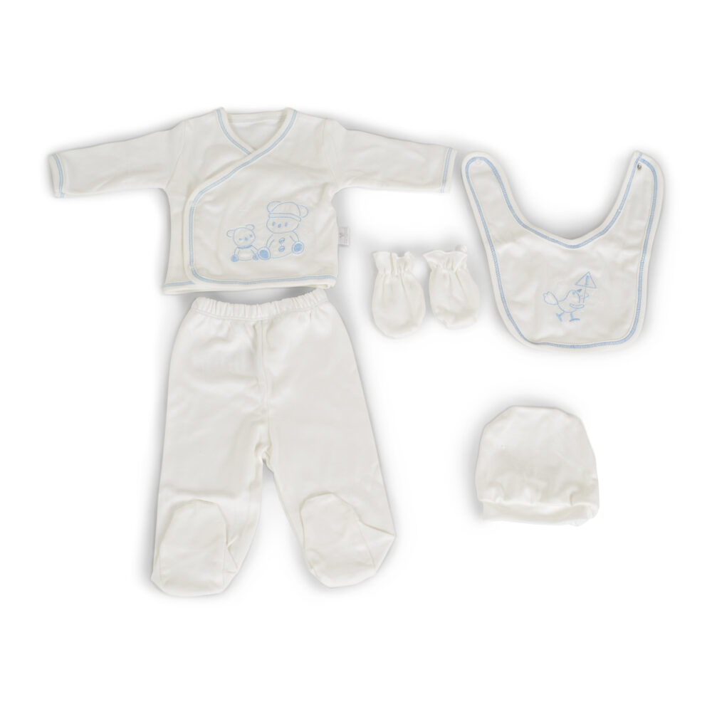 Σετ νεογέννητου 6τεμ. Welcome Little Angel Blue 7757
