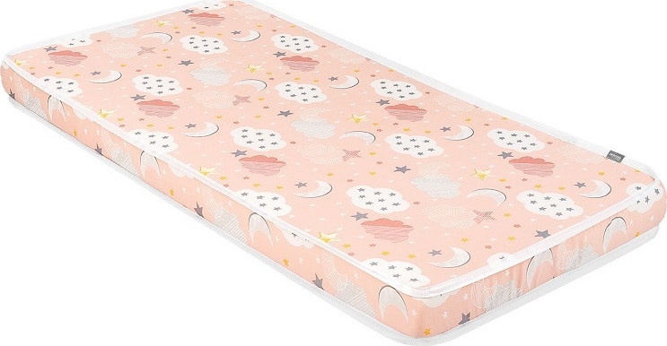 Στρώμα Αφρού 70x140x9cm Fantasia Kikka boo Clouds Peach 41107030015