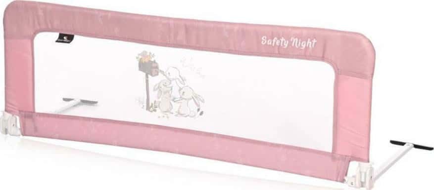Προστατευτική Μπάρα Κρεβατιού Safety Night Lorelli Beige Rose Rabbits 10180032153